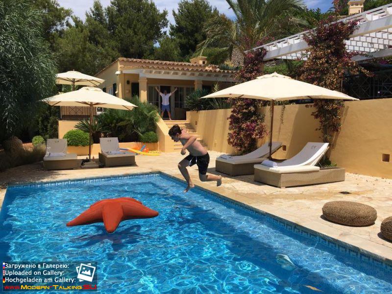 Томас Андерс с семьей