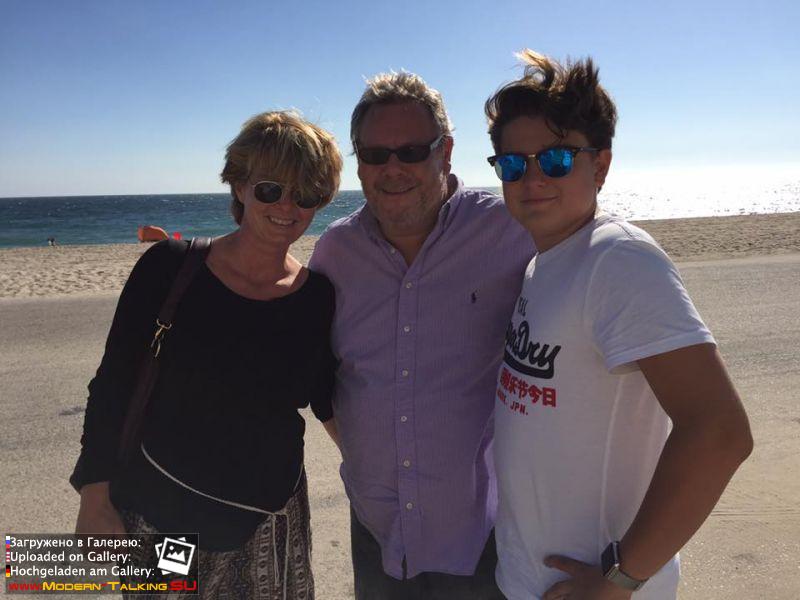 Томас Андерс с семьей