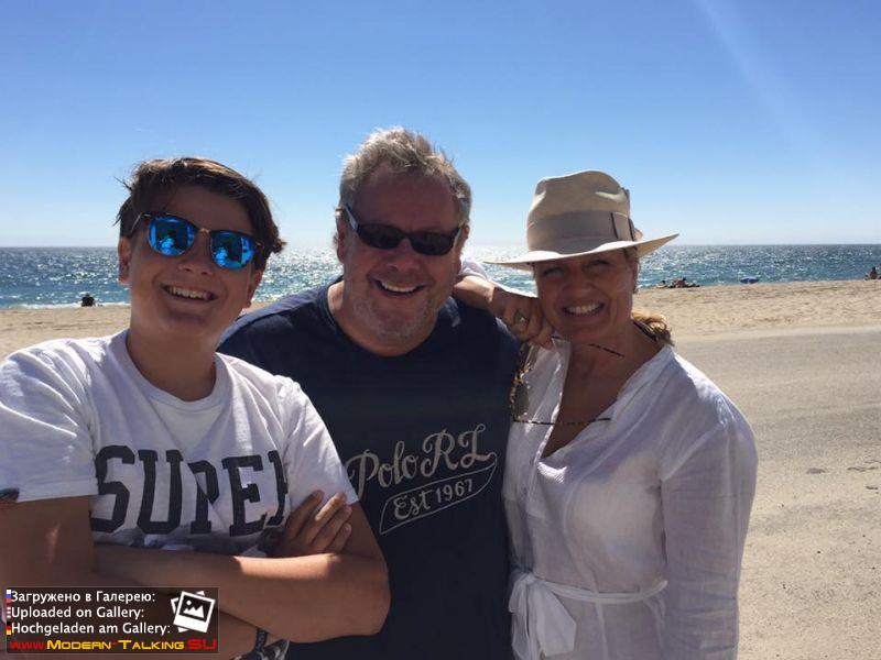 Томас Андерс с семьей