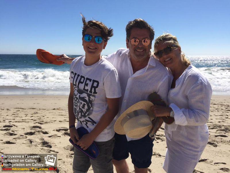 Томас Андерс с семьей