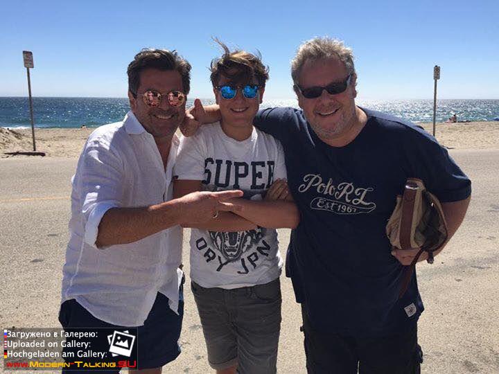 Томас Андерс с семьей