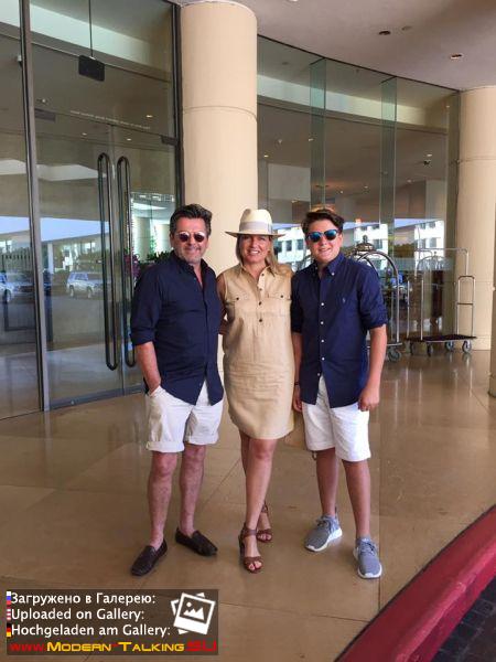 Томас Андерс с семьей