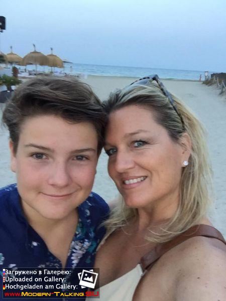 Томас Андерс с семьей