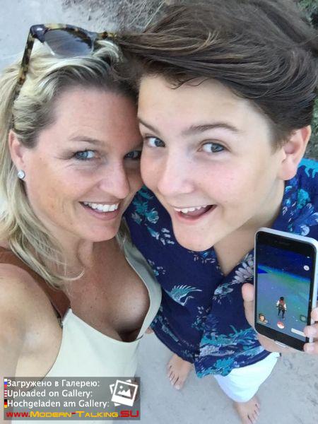 Томас Андерс с семьей