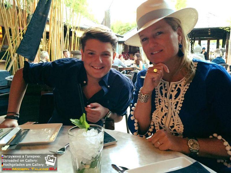 Томас Андерс с семьей