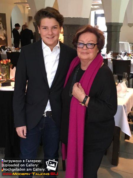 Томас Андерс с семьей