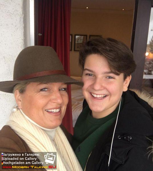 Томас Андерс с семьей