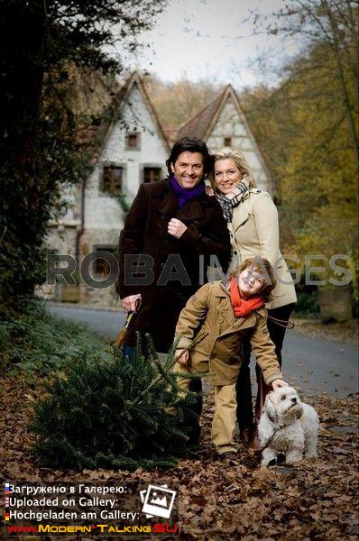 Томас Андерс с семьей