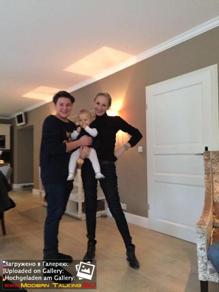 Томас Андерс с семьей