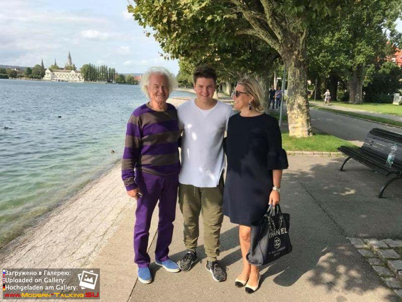 Томас Андерс с семьей