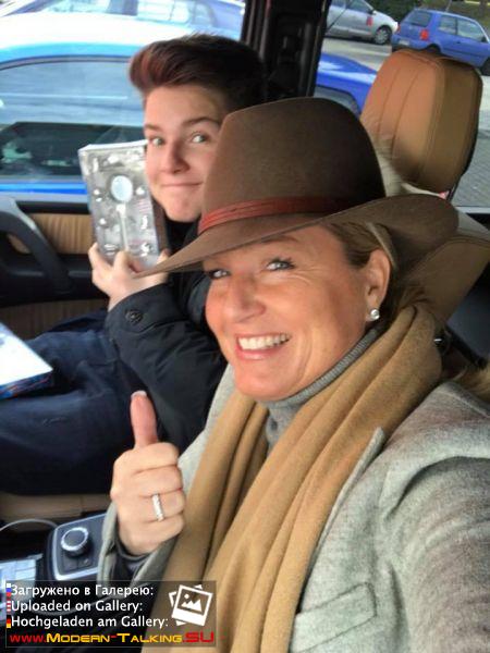 Томас Андерс с семьей