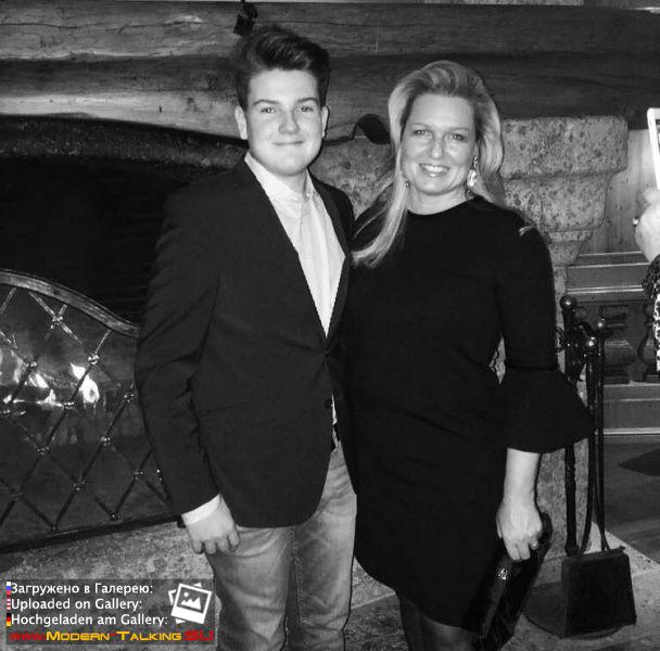 Томас Андерс с семьей