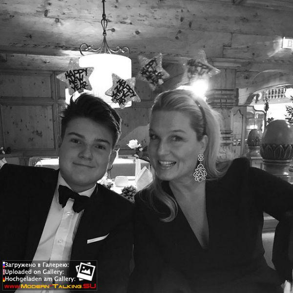 Томас Андерс с семьей