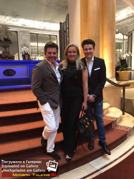 Томас Андерс с семьей