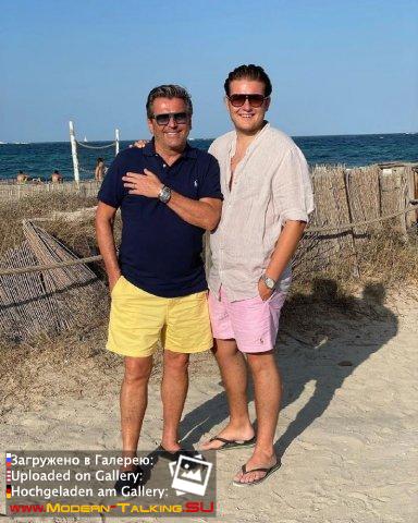 Томас Андерс с семьей