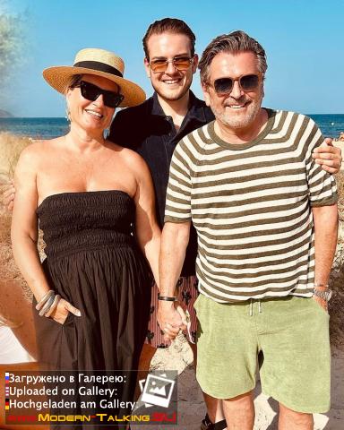 Томас Андерс с семьей