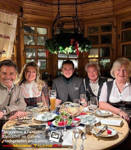 Томас Андерс с семьей